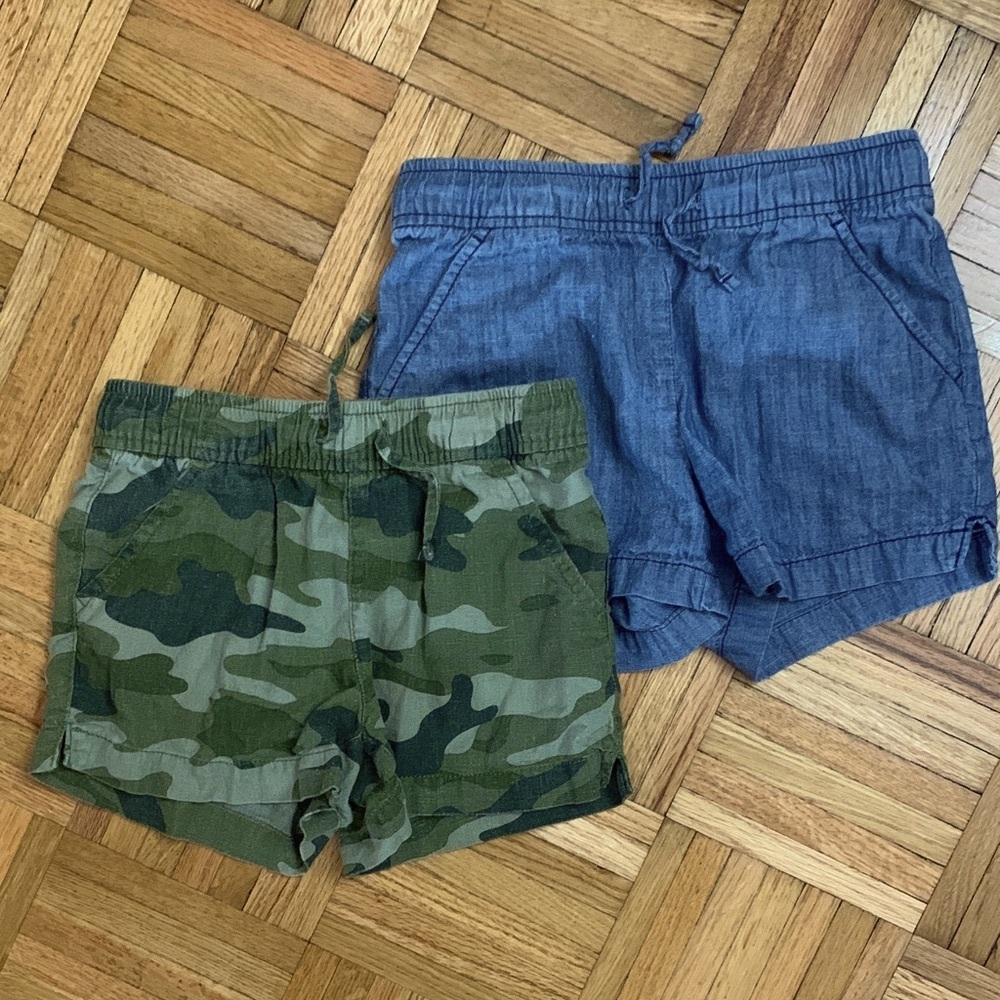 BUNDLE of Drawstring Shorts w/ Pockets - Girls Size S (6/7) - Old Navy EUC!
